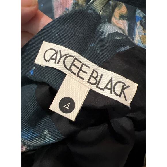 Handmade CAYCEE BLACK designer backless dress size 4 - Picture 8 of 11